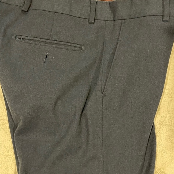 Vallini man collection slim slacks heather navy size 32 - Picture 6 of 6
